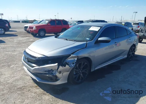 2020 Honda Civic Sport from USA, damaged, VIN 19XFC2F89LE014257